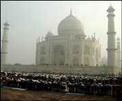 Taj Mahal Eid Prayers